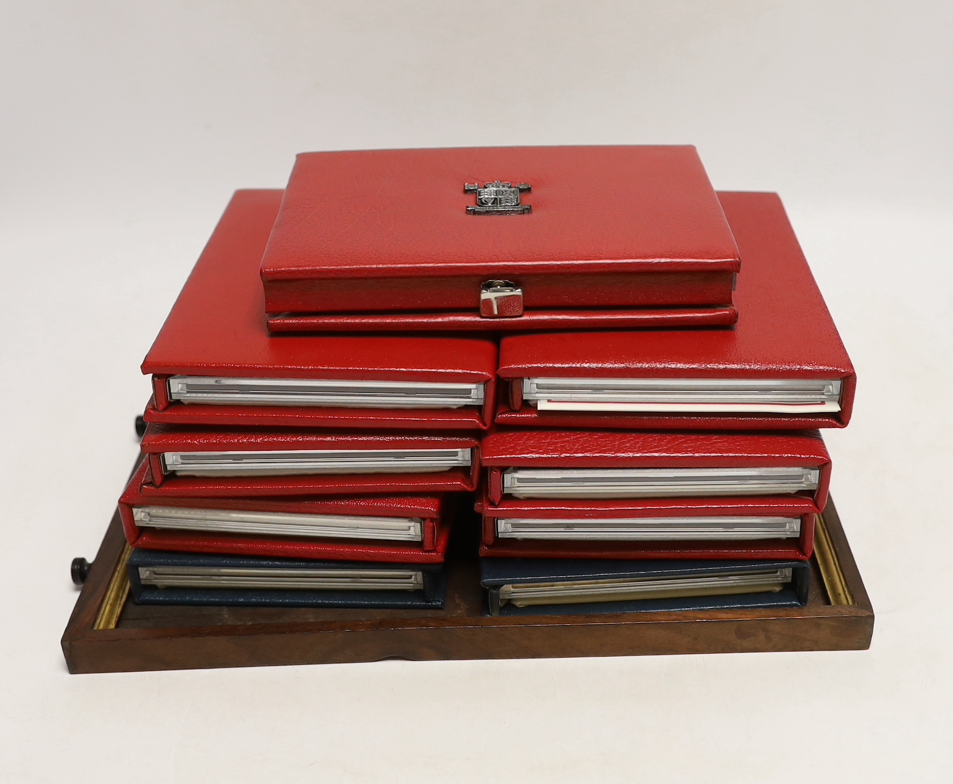 Royal Mint, QEII coins, nine GB proof coin year sets, 1983-1988 and 1989 x 2